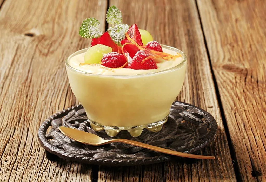 Fruit custard