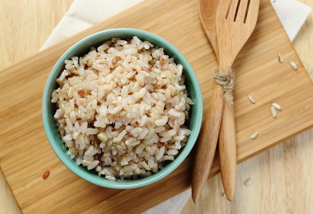 cooking rice for baby