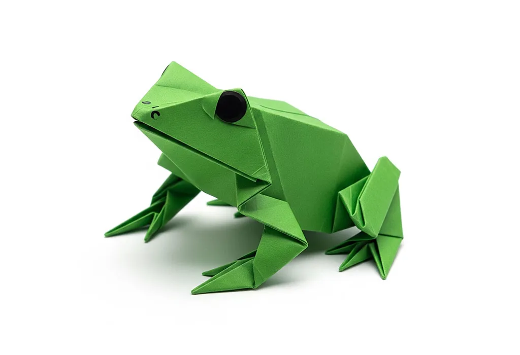 Jumping Frog Origami