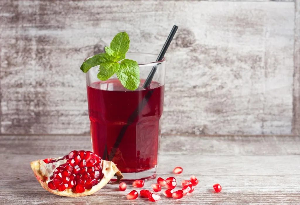 Pomegranate juice during pregnancy
