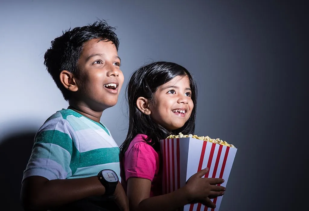 KIDS WATCHING MOVIE