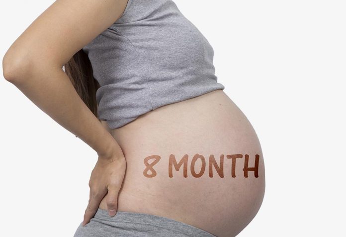 गर्भावस्था का 8वां महीना - लक्षण, शारीरिक परिवर्तन और आहार