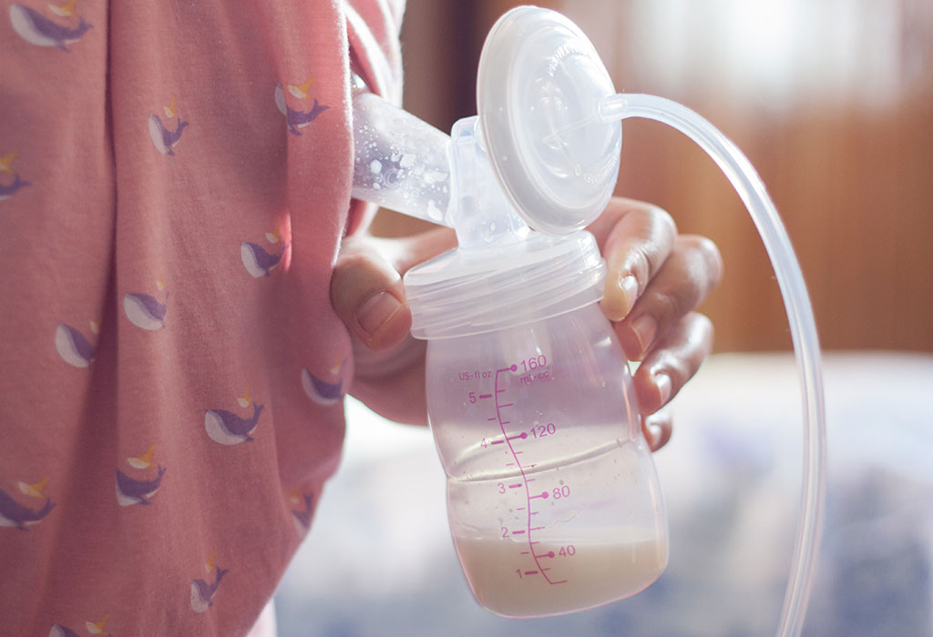 mother milk pumping bottle