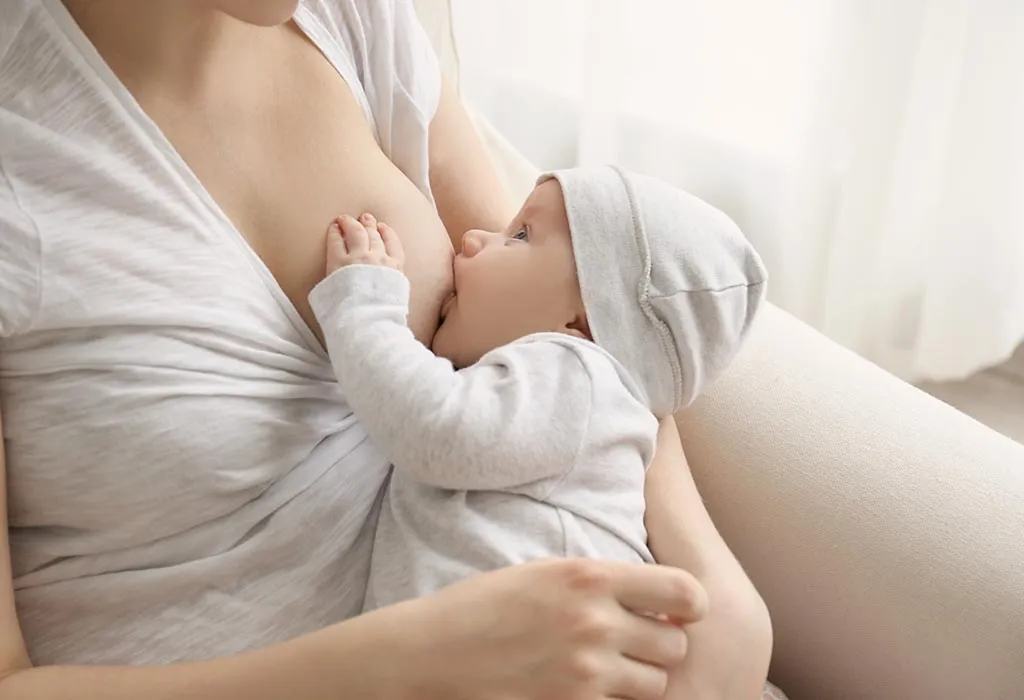 Baby breastfeeding
