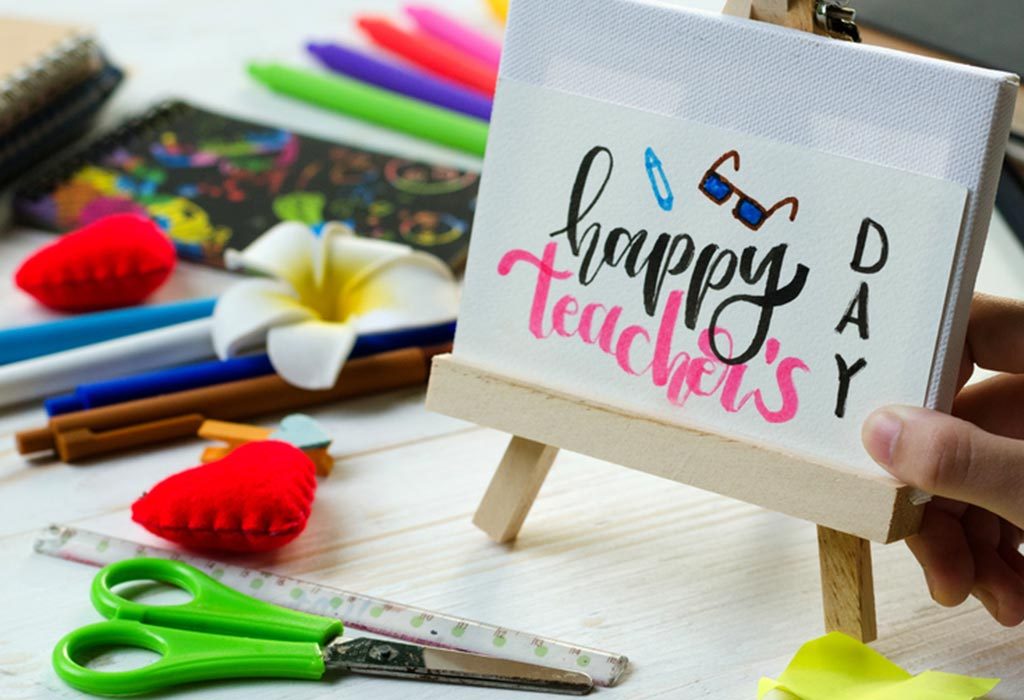 16 DIY Teachers Day Card Ideas For Kids