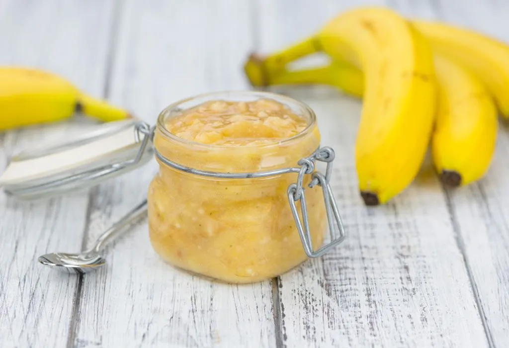 Banana puree for 6 month store old baby