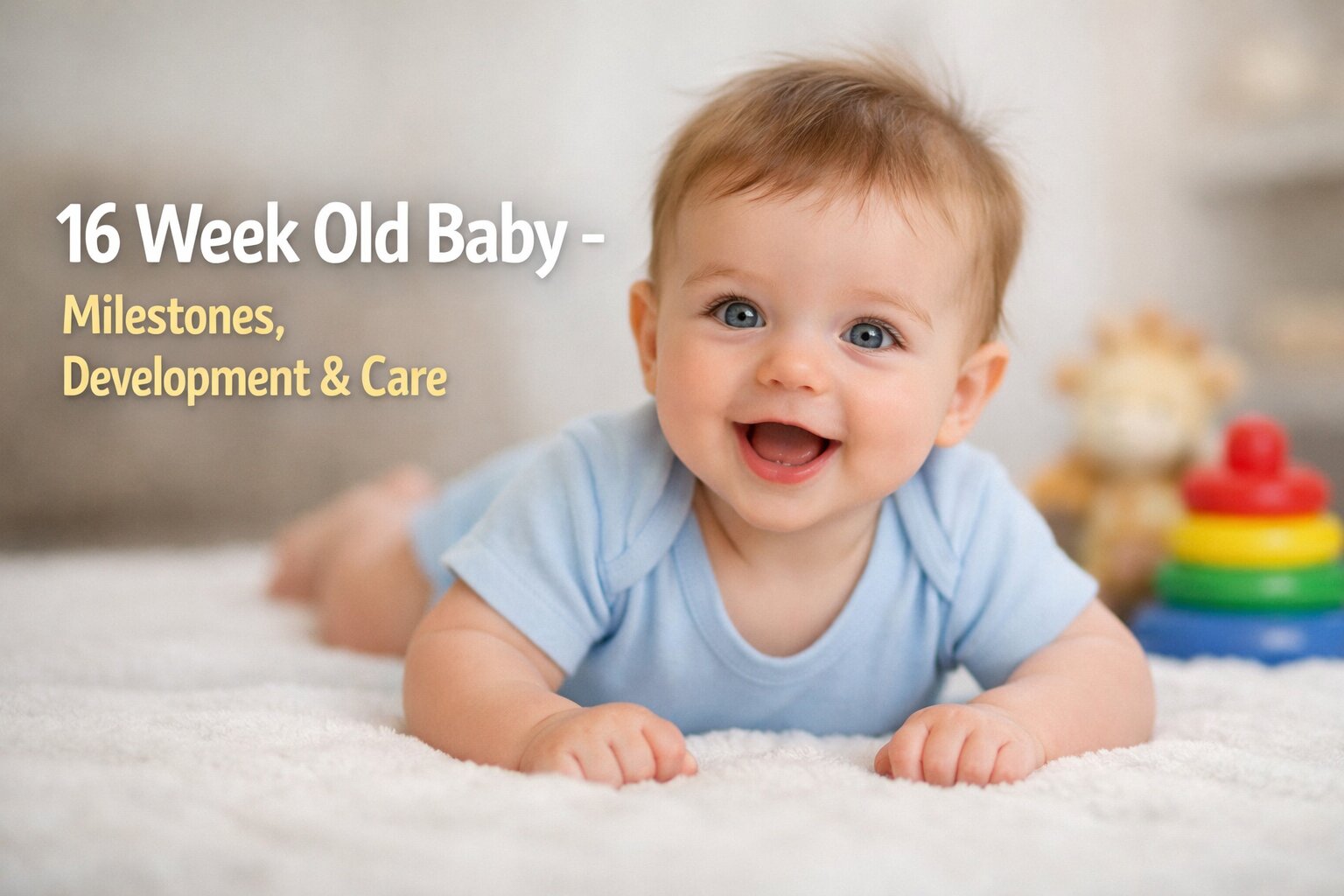 16 Week Old Baby – Milestones, Development & Care