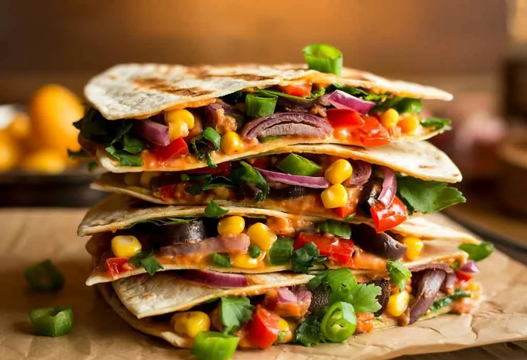 Cheesy Veggie Quesadillas