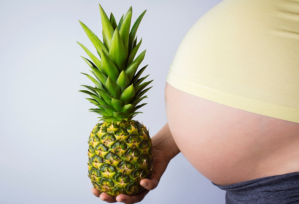 How much pineapple to induce labor