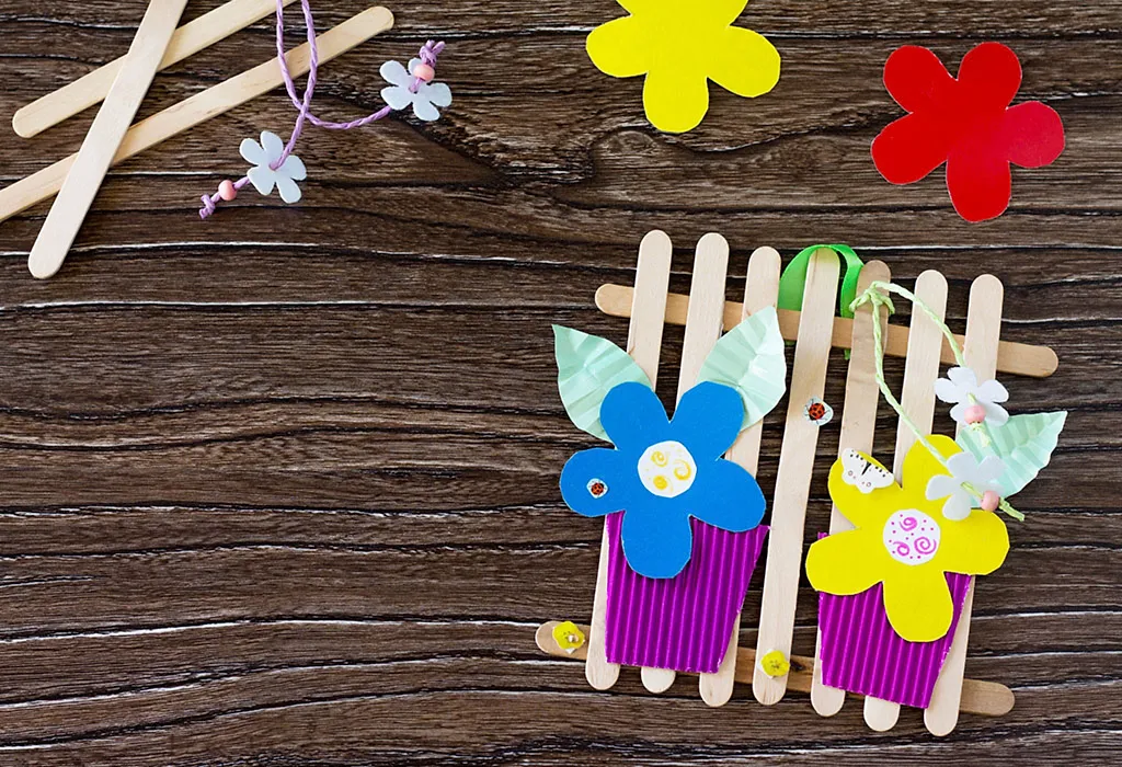 Ice cream sticks craft