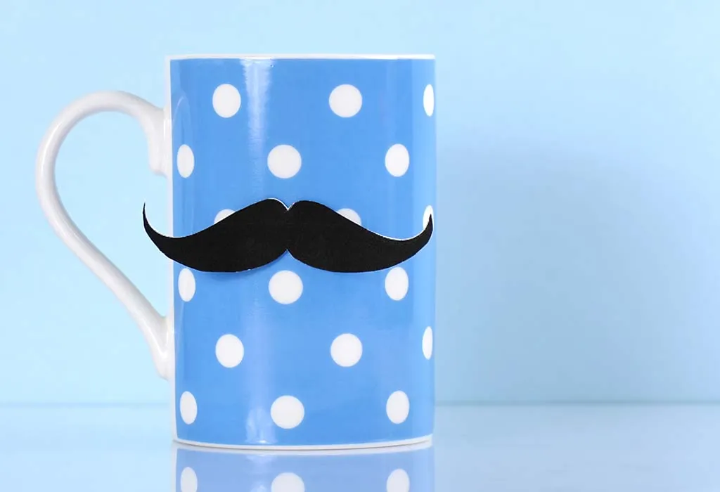 A moustache mug