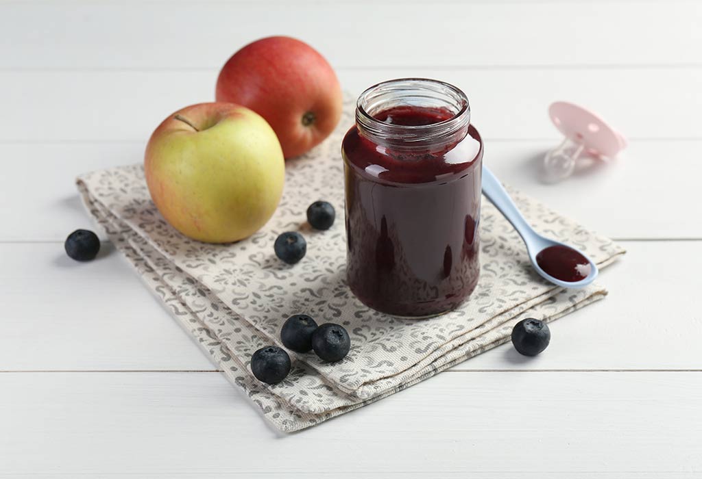 Blueberry Apple Puree