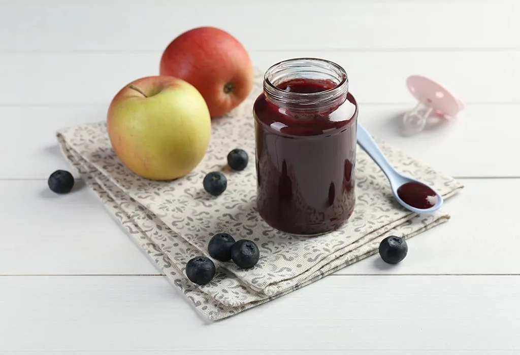 Blueberry Apple Puree
