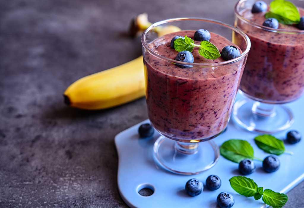 Blueberry Banana Puree