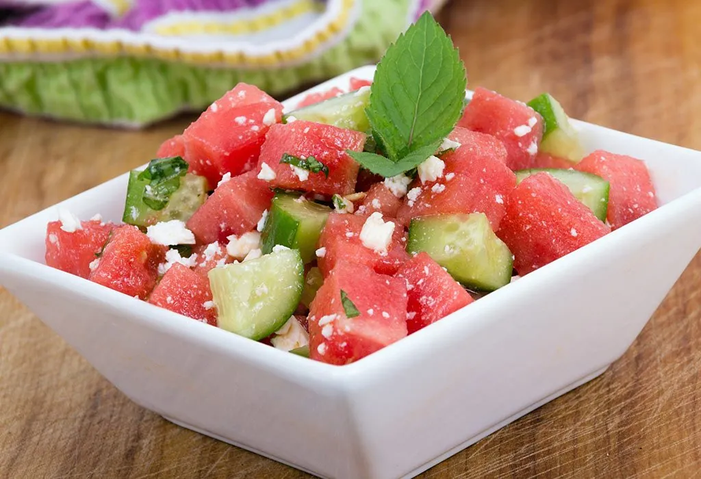 Cucumber With Watermelon Salad
