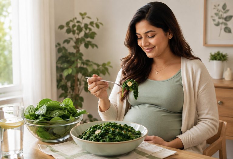 Spinach (Palak) in Pregnancy: Health Benefits & Side Effects