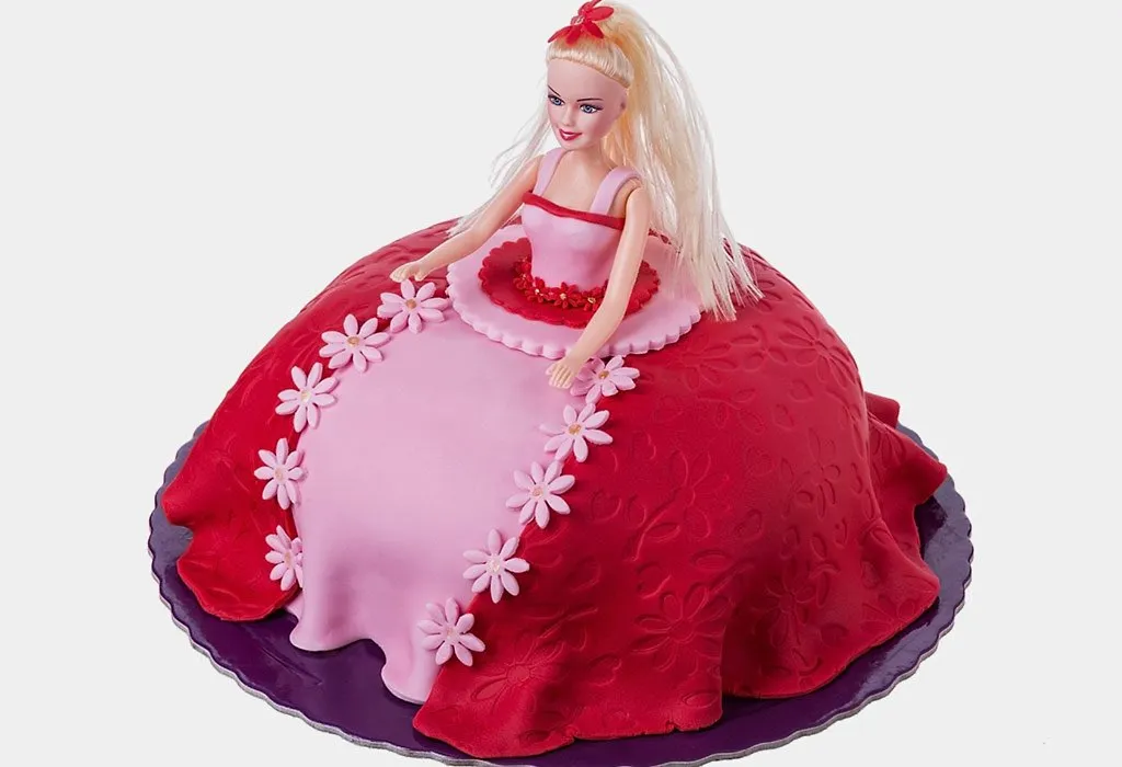 A Barbie Doll Cake