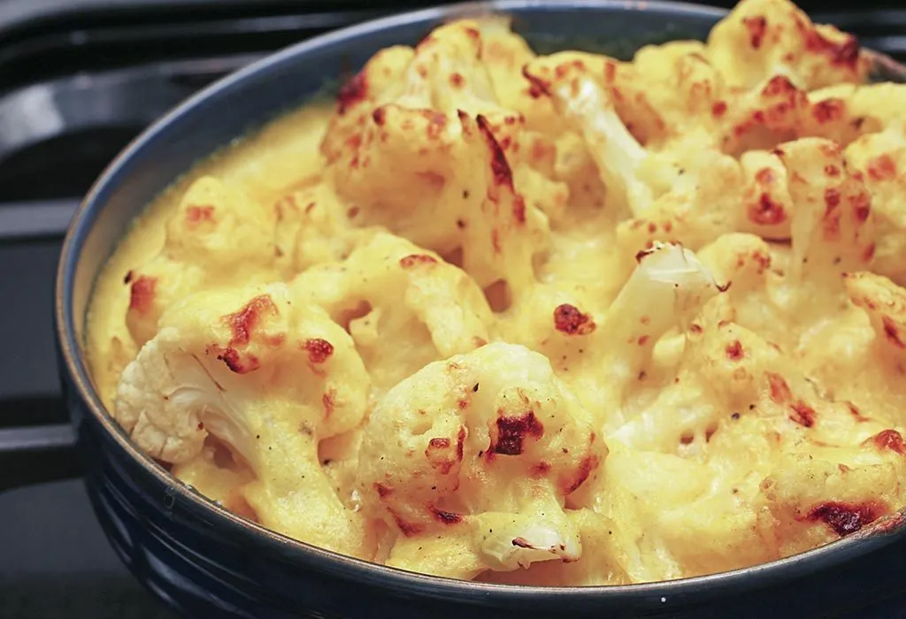 Baked Cauliflower Cheese