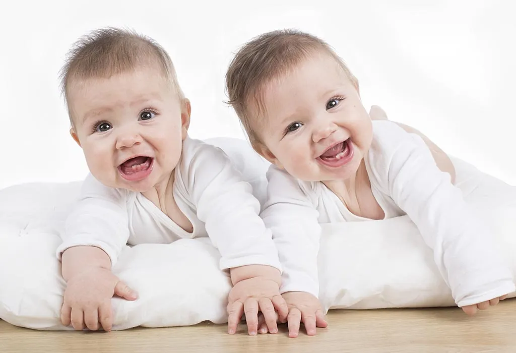 cute baby twins