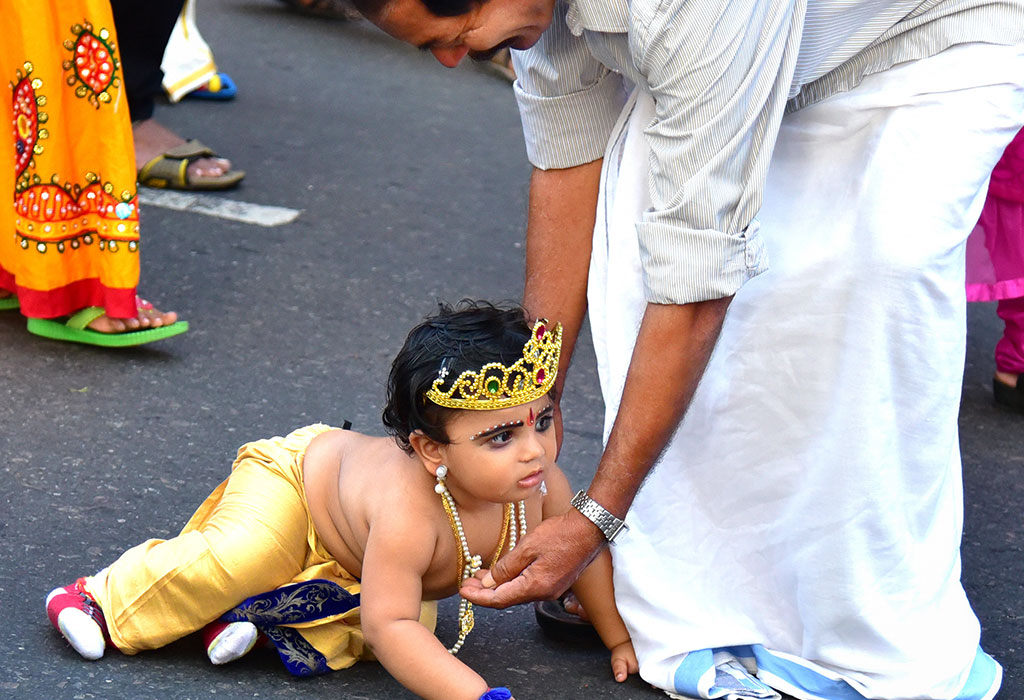 Krishna janmashtami Festive Dress for 6-12 Months baby it's a Set of 10 Items 