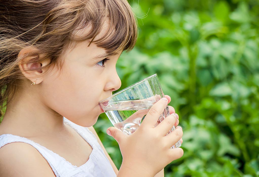 Kid Drinking Water