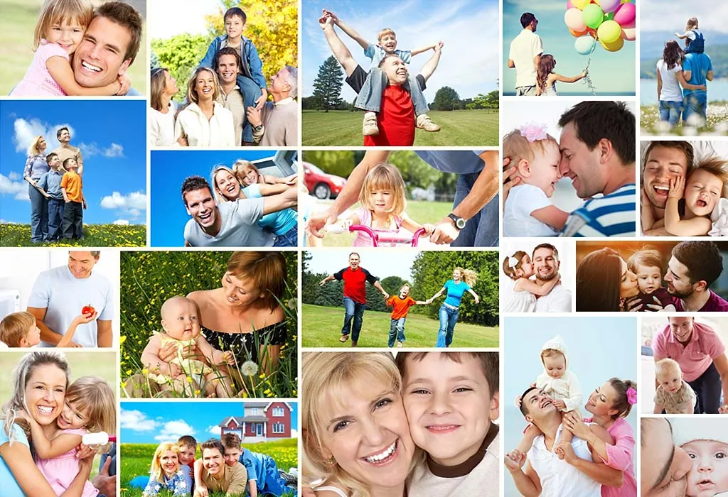 A family picture collage A family picture collage