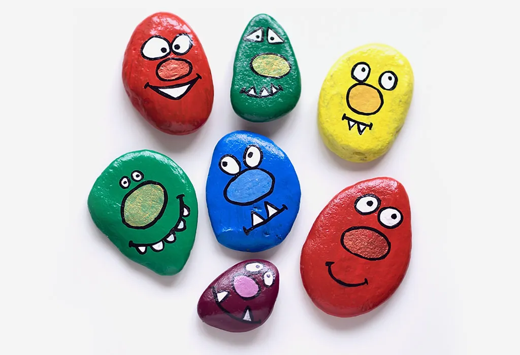 Colourful Rock Paperweights Colourful Rock Paperweights