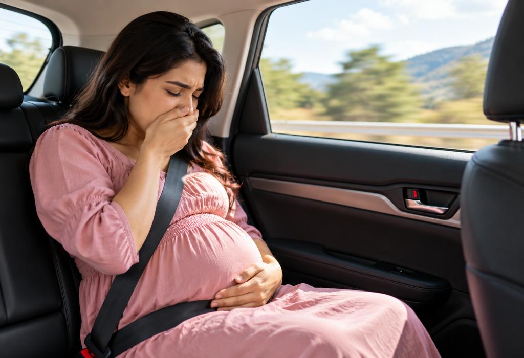 Motion Sickness During Pregnancy: Causes, Symptoms & Treatment Motion Sickness During Pregnancy: Causes, Symptoms & Treatment