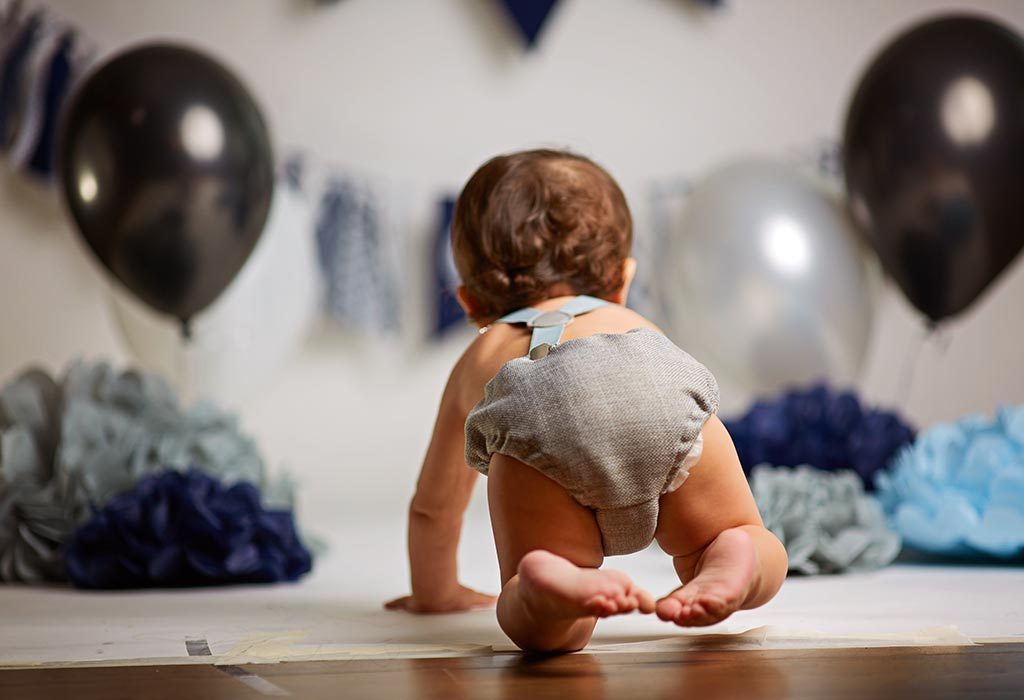 baby walking at 7 months old