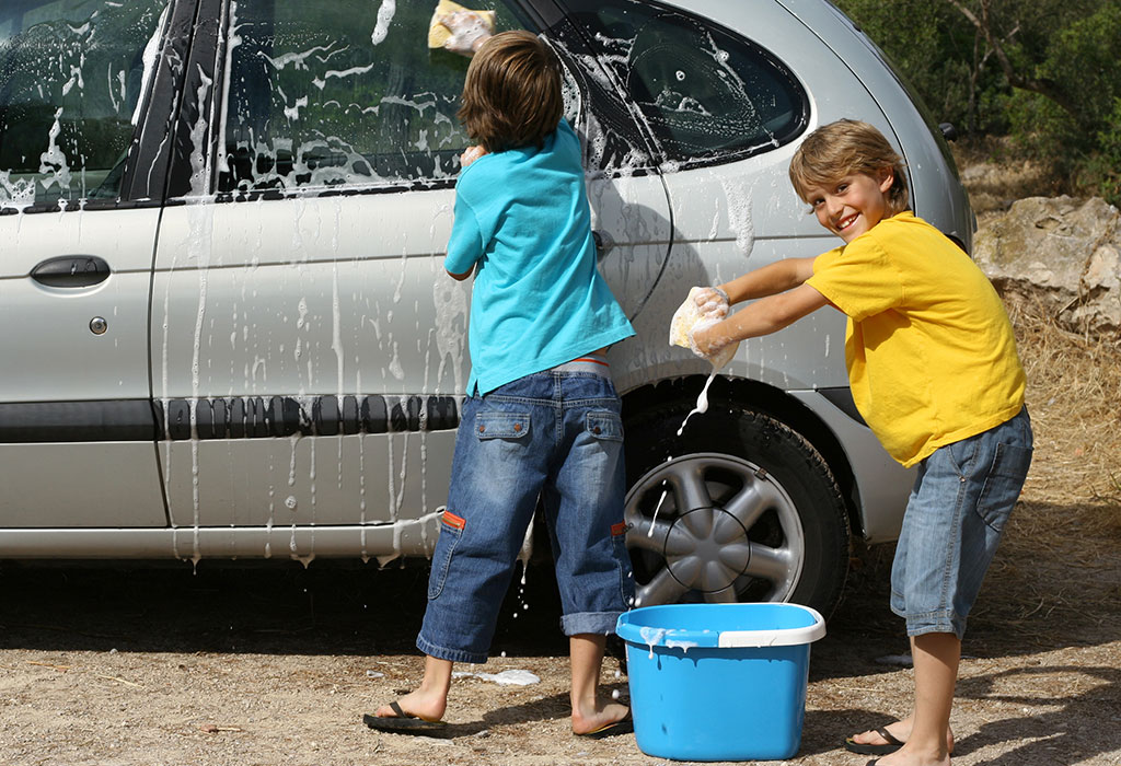 Lavage de la voiture