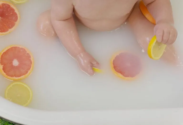 Breast Milk Bath for Babies