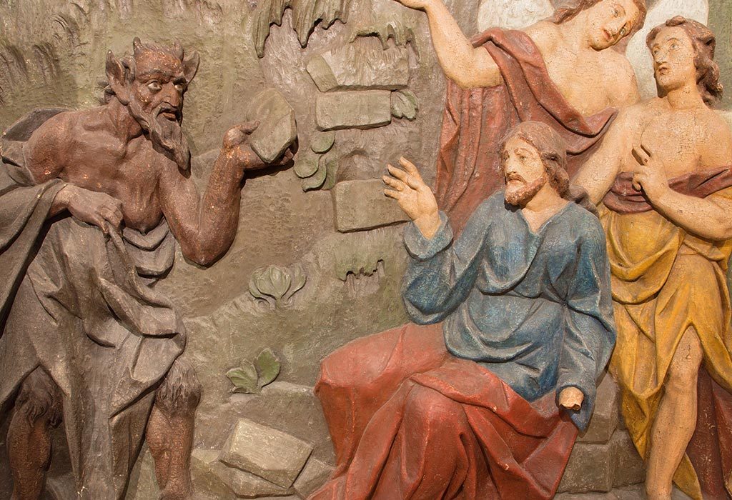 The Devil tempts Jesus The Devil tempts Jesus