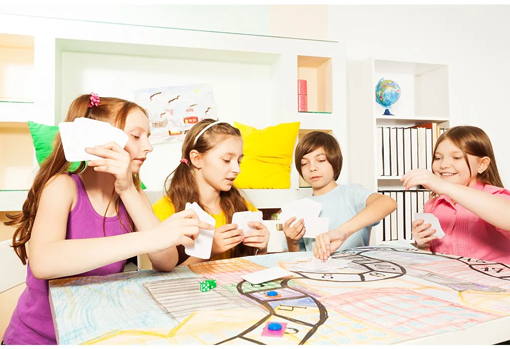 kids playing card games