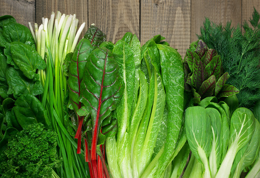 Green leafy vegetables Green leafy vegetables