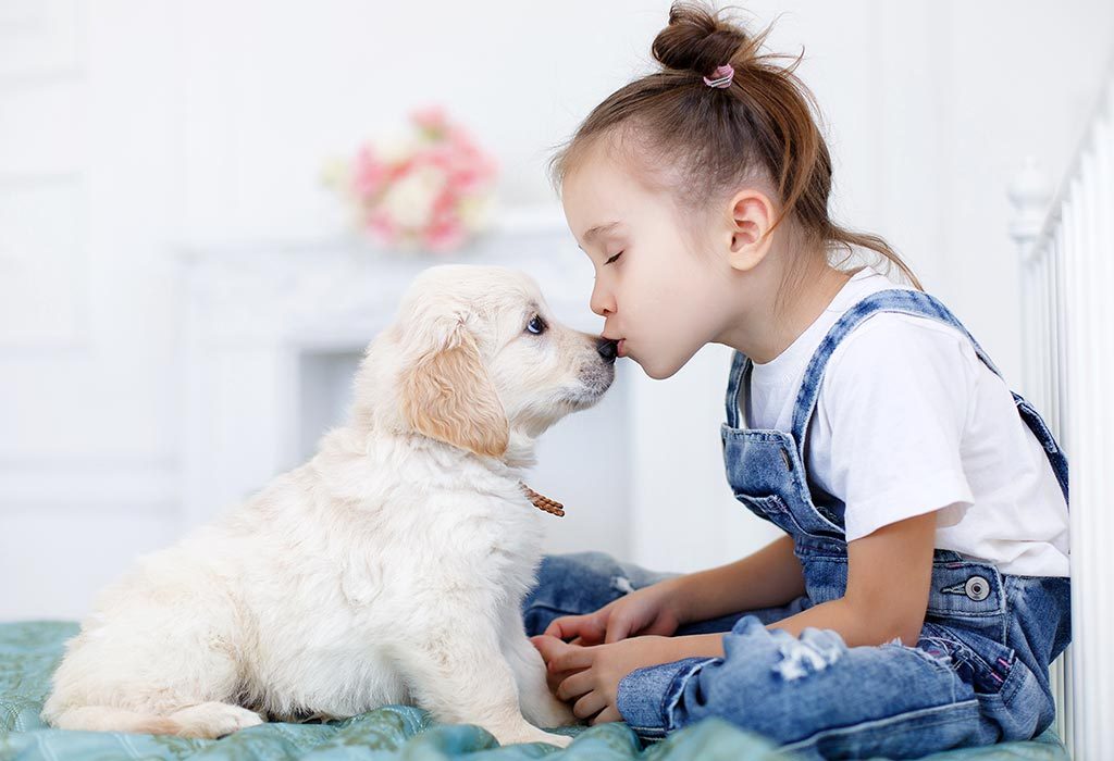 The store dog children