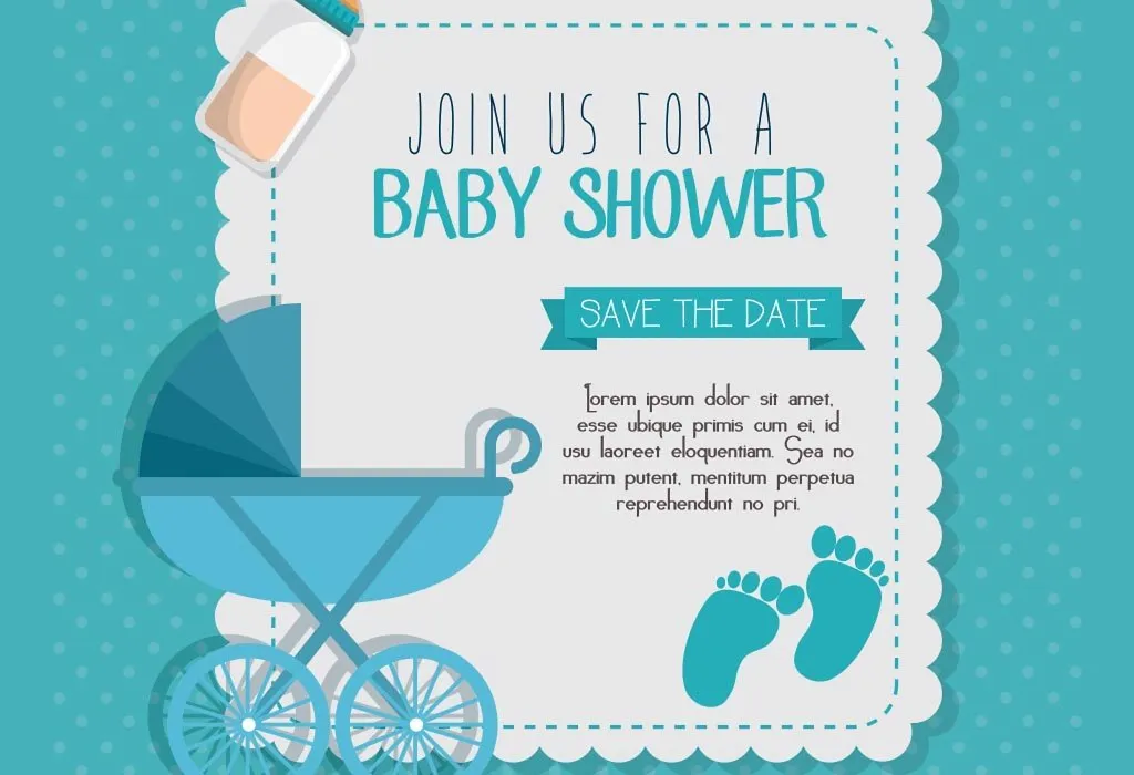 Baby Shower Invite for Baby Boy
