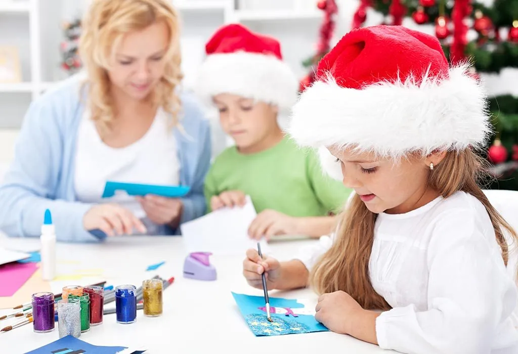  MAKE HOLIDAY GREETING CARDS WITH KIDS