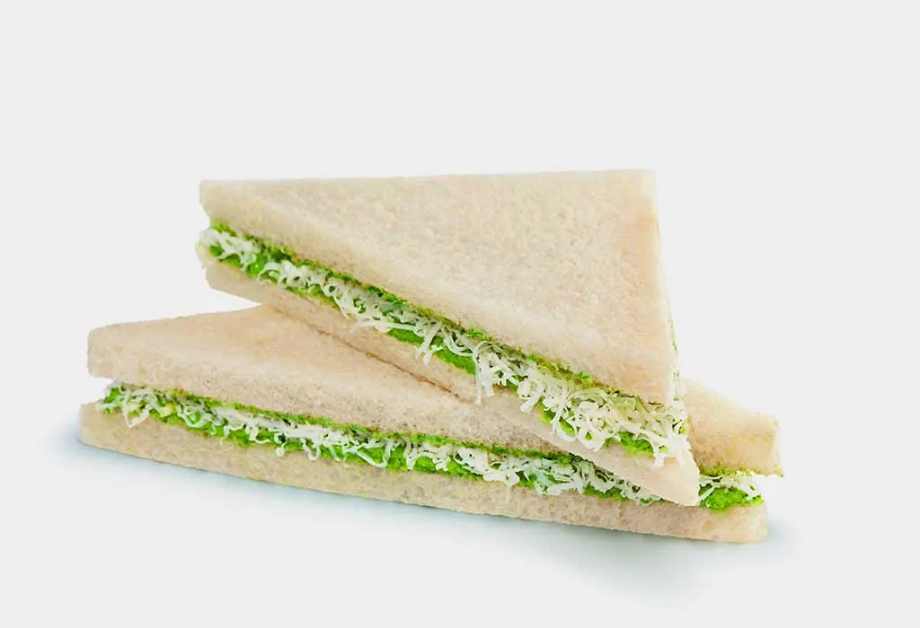 chutney and cheese sandwich