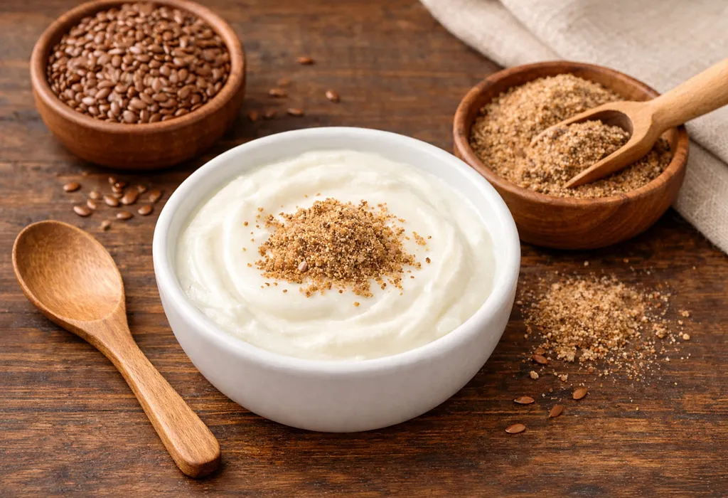 Flaxseed Yogurt Mix Flaxseed Yogurt Mix