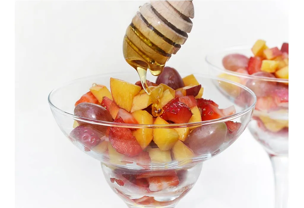 Fruit Salad With Honey-Lime Dressing