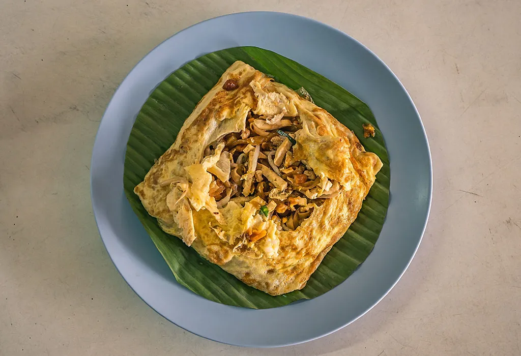 Omelette With Noodles Omelette With Noodles