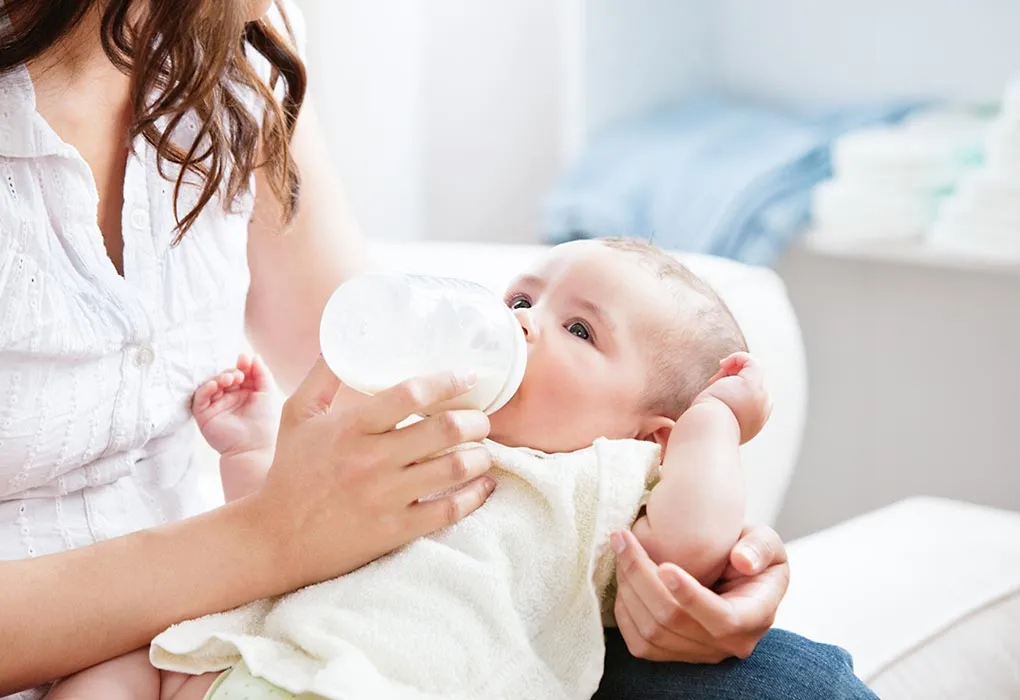 Overfeeding bottle fed store baby