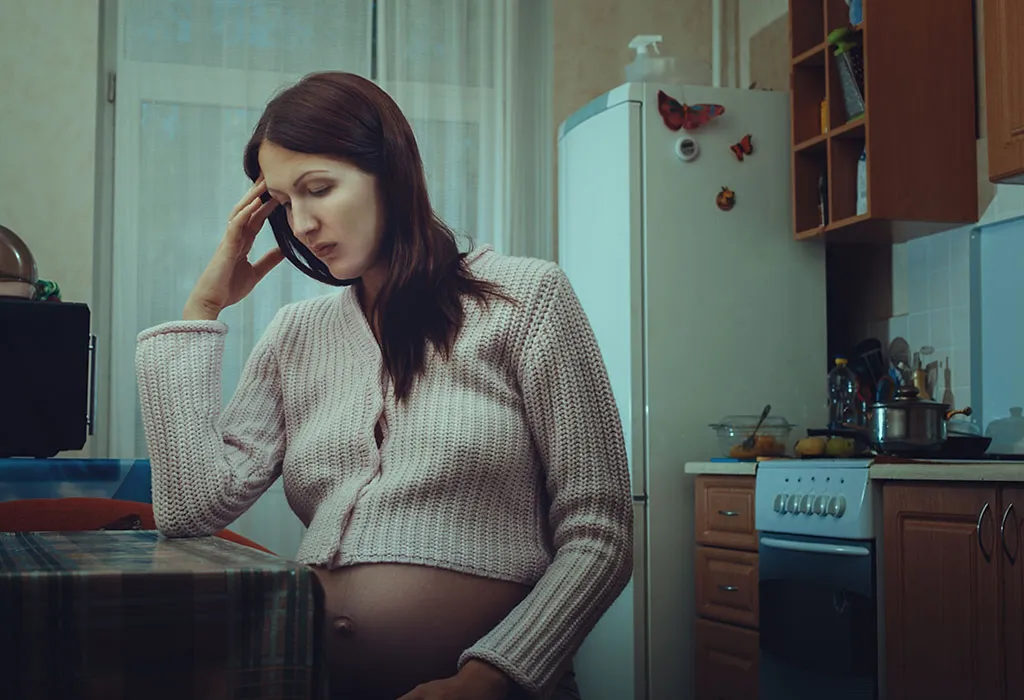 Pregnant woman scared Pregnant woman scared