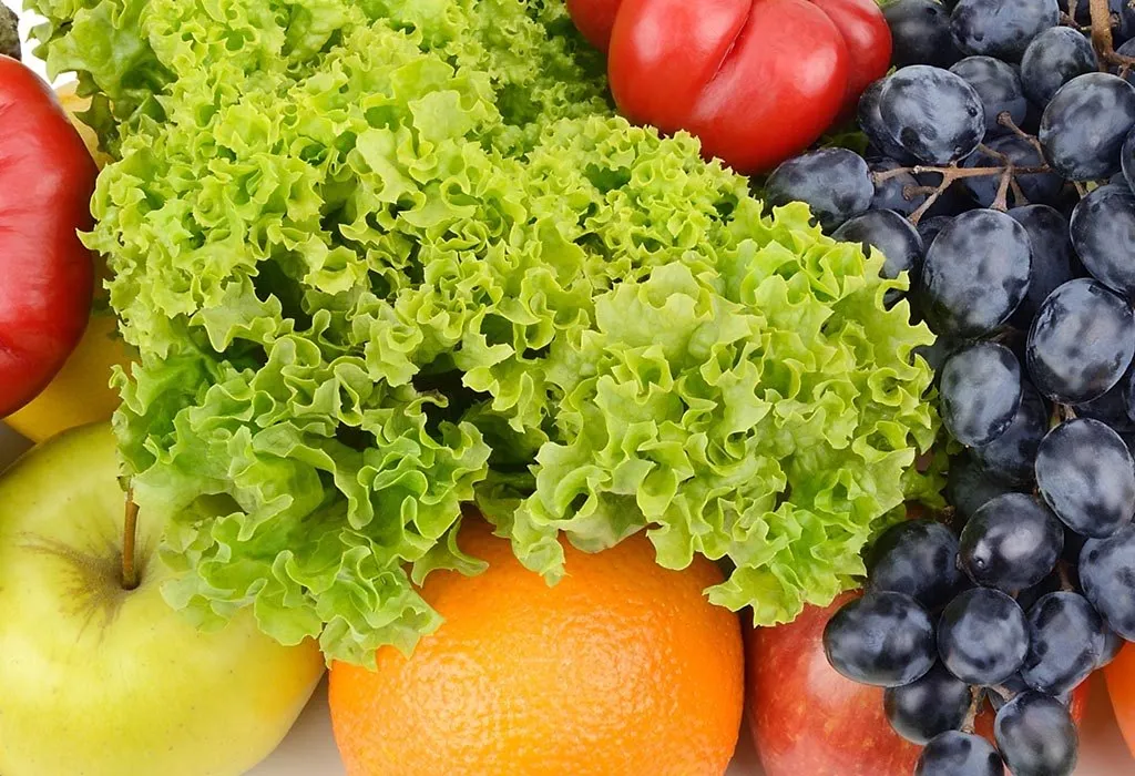 Greens and Fruits for 20-Month-Old