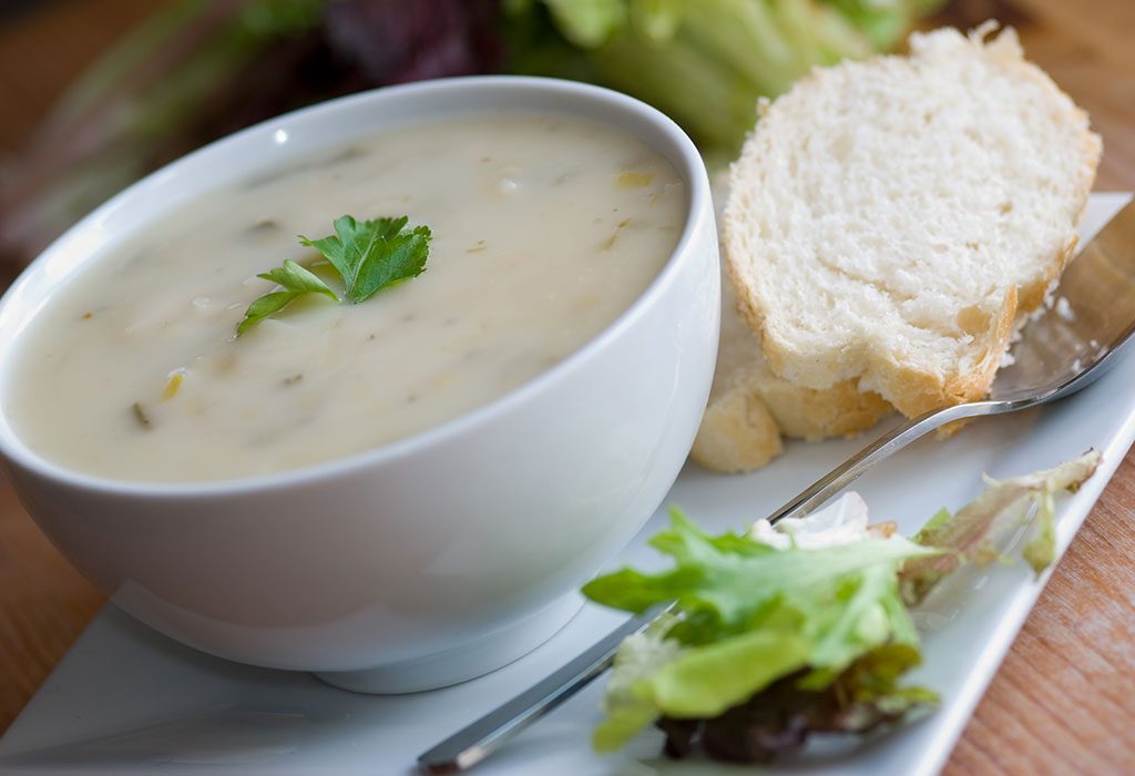 Leek and potato soup