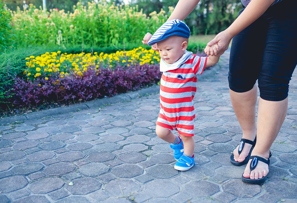 You may opt for hardsoled shoes when your baby is comfortable walking
