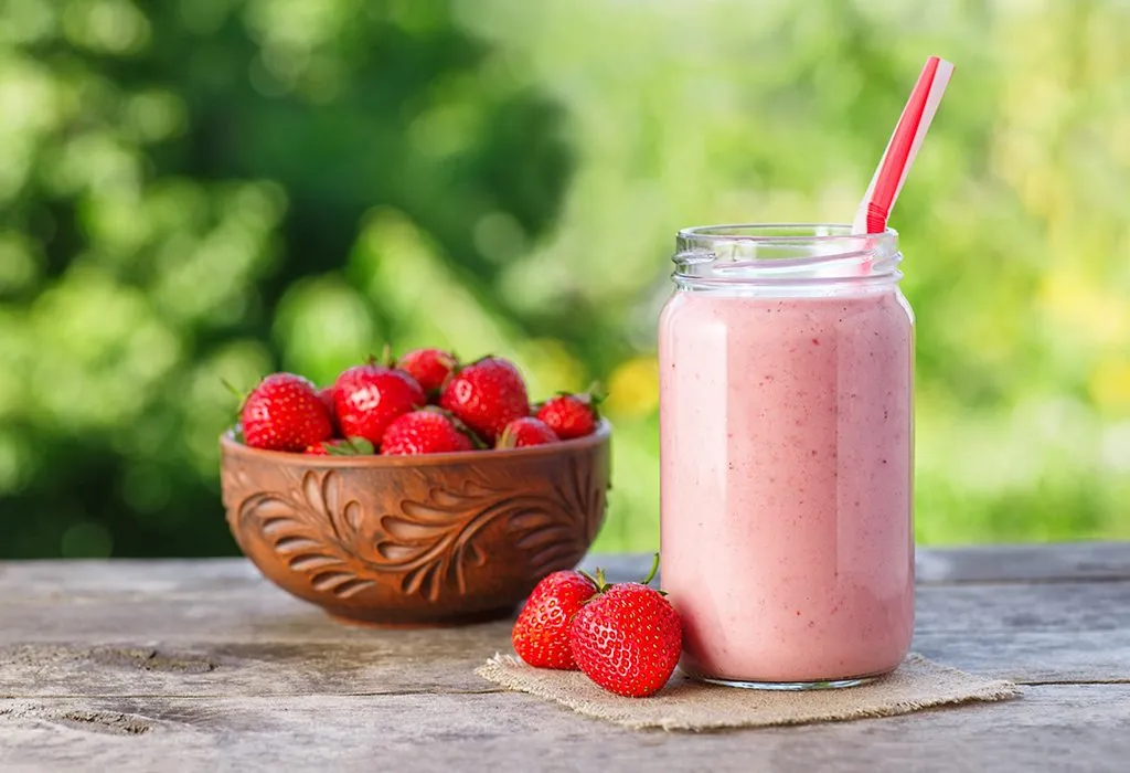 Strawberry milkshake