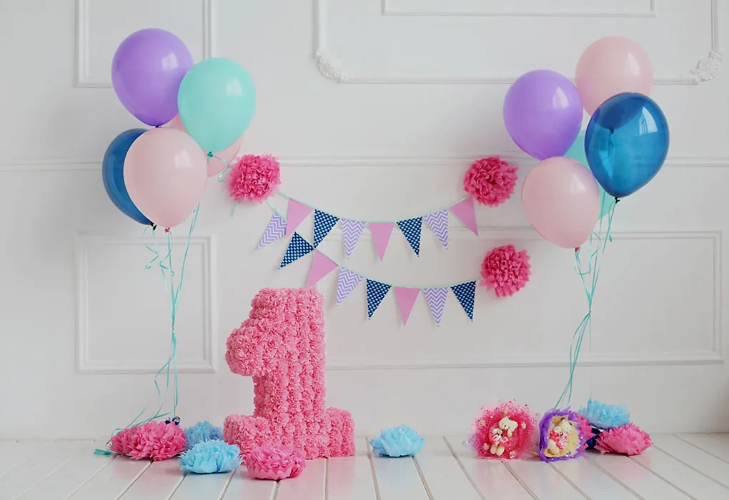 1 month hot sale birthday decorations