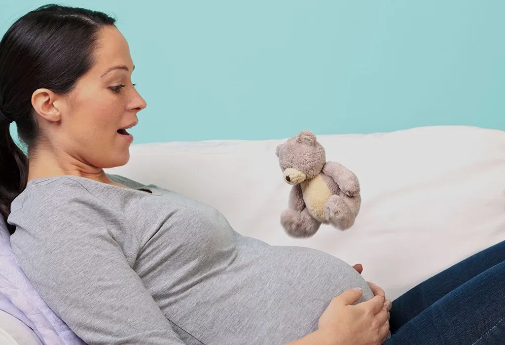 Twins kick in the womb