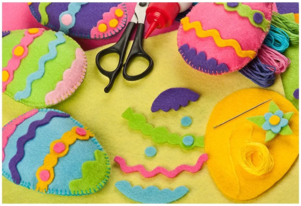 Felt Paper Eggs Felt Paper Eggs